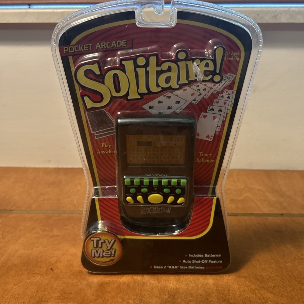 Westminster Pocket Arcade Solitaire Handheld Electronic Game Brand New Sealed B1
